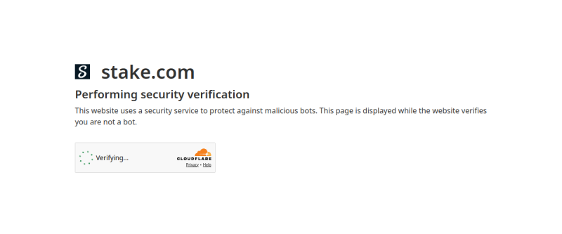 Stake Casino Homepage