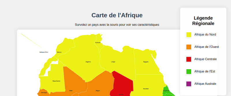 Carte Afrique