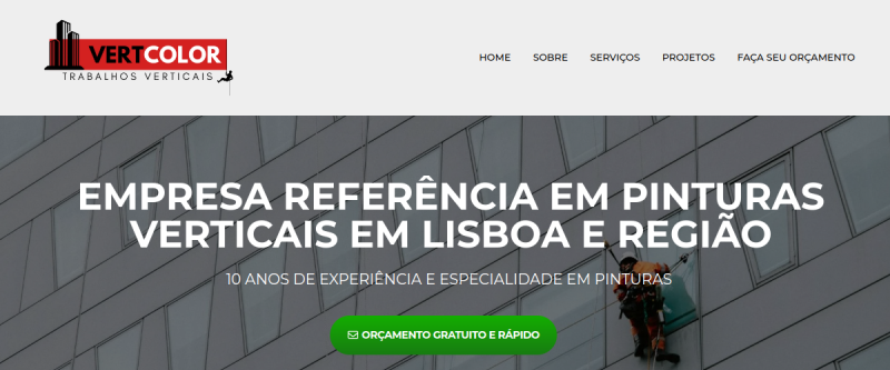 Vertcolor - Site profissional