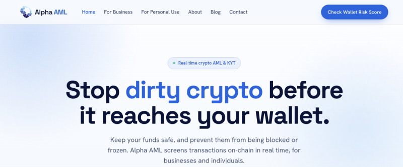 Alpha AML website
