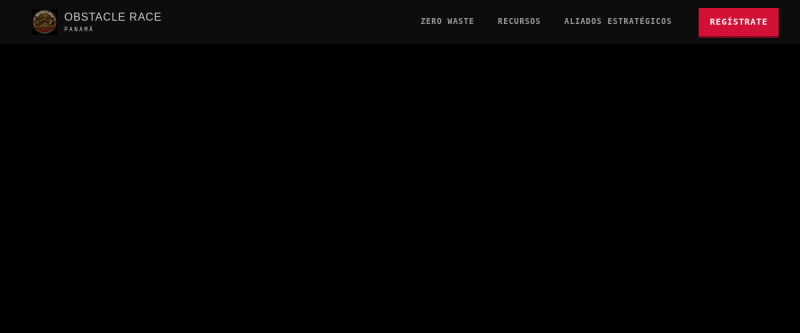 Obstacle Race Panama website preview