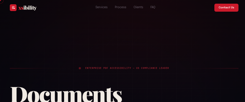 Website screenshot of xsibility.com