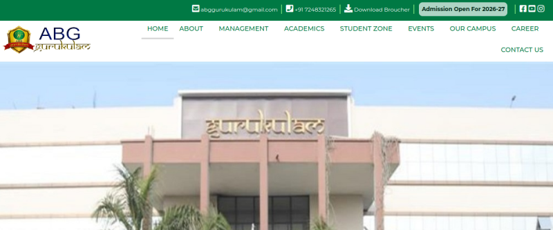 Preview of abggurukulam.net website