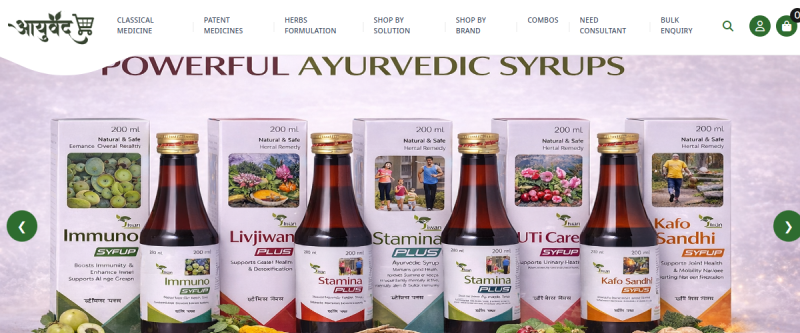 Preview of ayurvedcart.com website