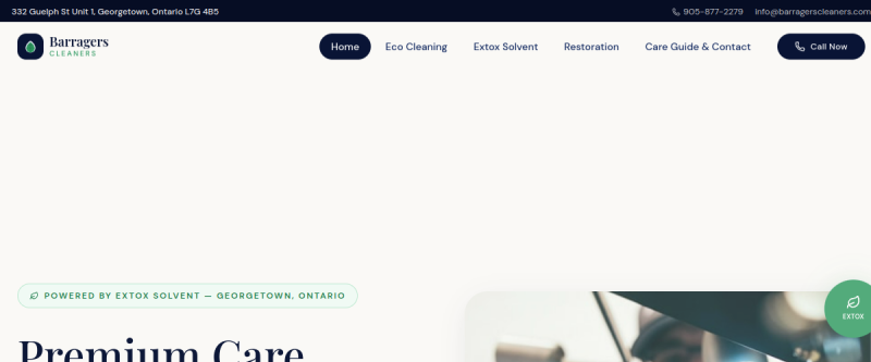 Preview of barragerscleaners.com website