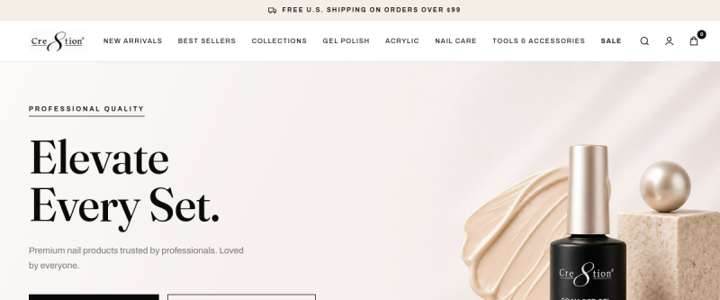 Cre8tion Products website