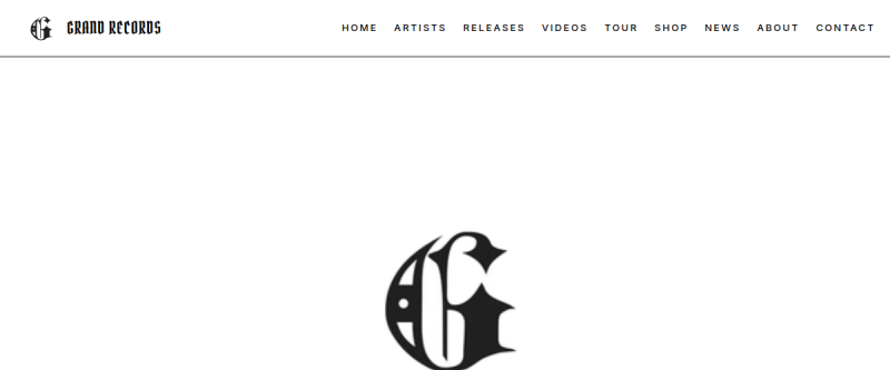 Grand Records website