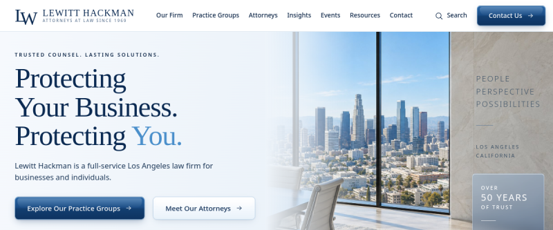 Lewitt Hackman — project by IMDGFX