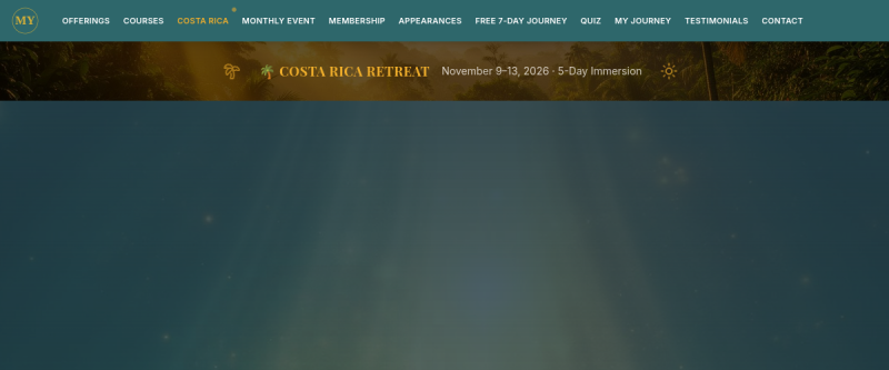 Mystic Matt Young website preview