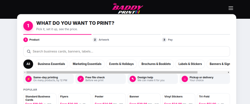 Baddy Print — project by IMDGFX