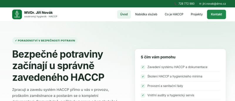 Náhled webu drno.cz