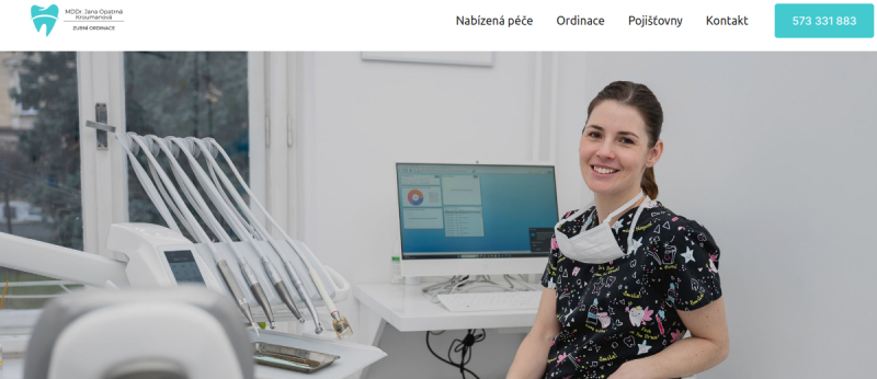 Náhled webu janaopatrna.cz