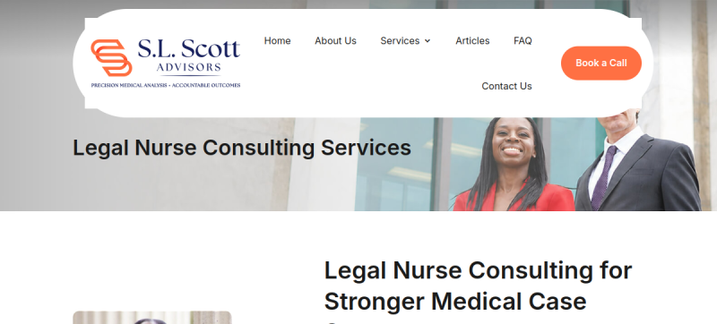 S.L. Scott Advisors website