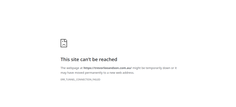 Website screenshot of Trevor Lee & Son Pty Ltd