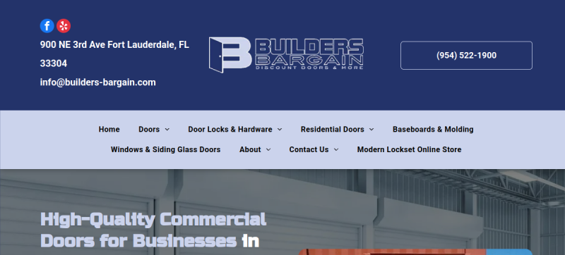 Builders Bargain website