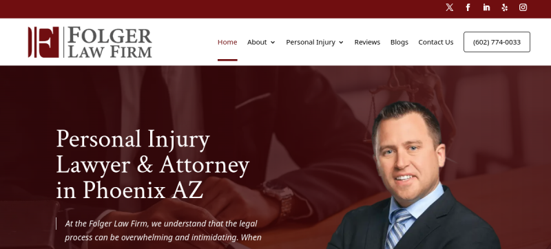 Folger Law Firm website