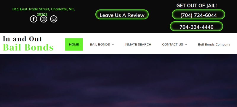 In and Out Bail Bonds website