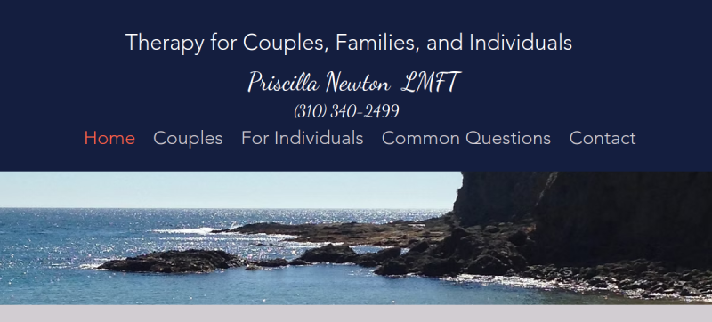 Priscilla Newton LMFT website