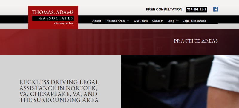 Thomas, Adams & Associates PC website