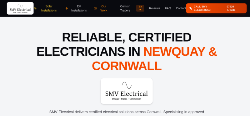 SMV Electrical website