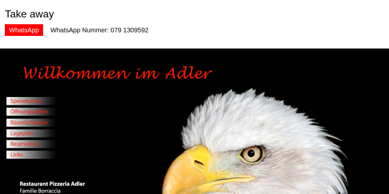Restaurant Pizzeria Adler in Speicher
