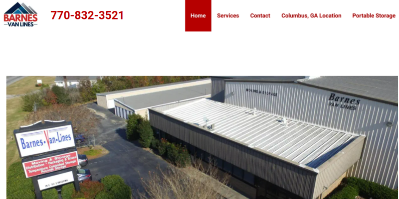 Storage Service Carrollton GA website screenshot