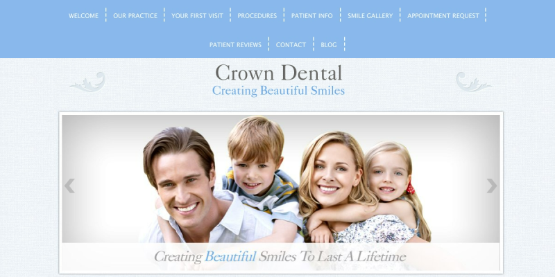 Dental Clinic Bakersfield CA website screenshot