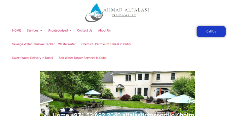 Ahmad Alfalasi Transport Website