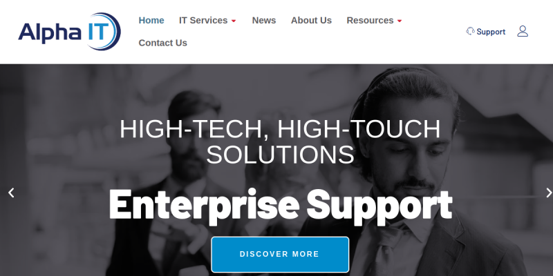 IT Services Eugene OR website screenshot