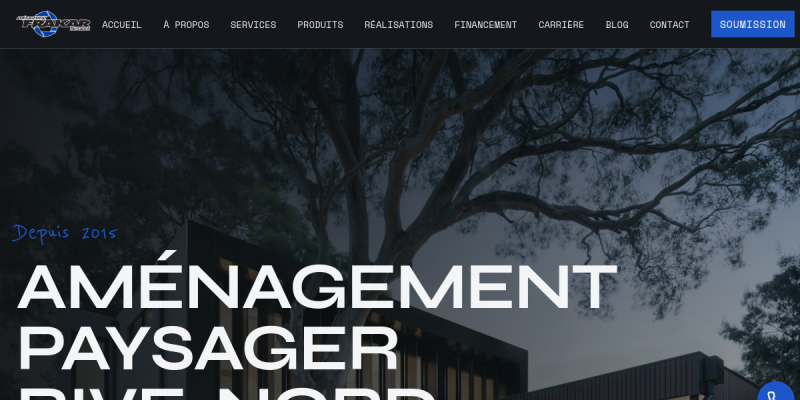 Couverture du projet Aménagement Paysager Montréal — Entreprise d'aménagement paysager à Montréal et sur la Rive-Nord