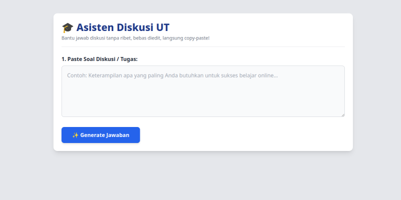 Screenshot Asisten UT