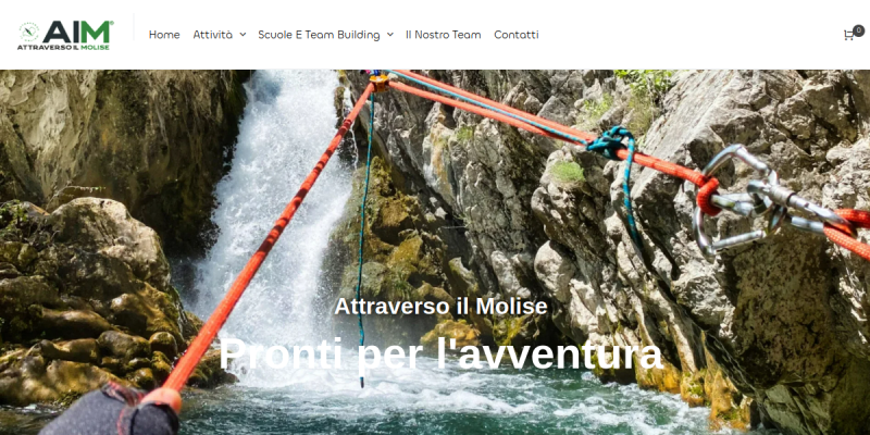 Anteprima del sito web Attraverso il Molise realizzato da MT&C Communications