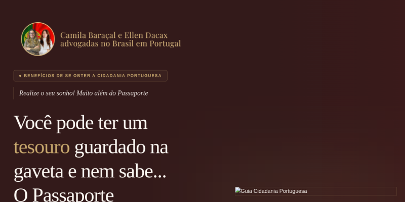Pré-visualização do site Benefícios da Cidadania