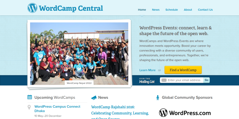 central.wordcamp.org