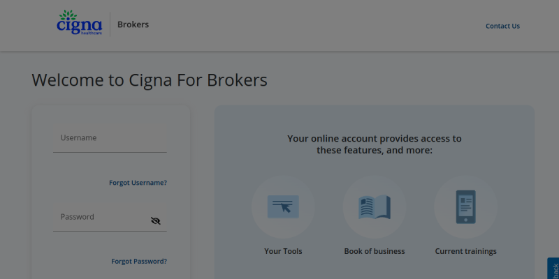 cignaforbrokers.com