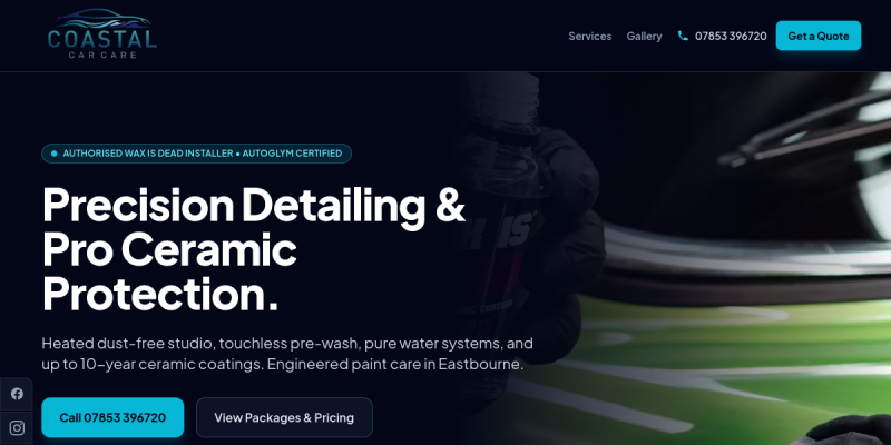 Coastal Car Care Live Site