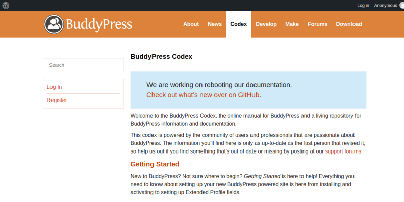 codex.buddypress.org