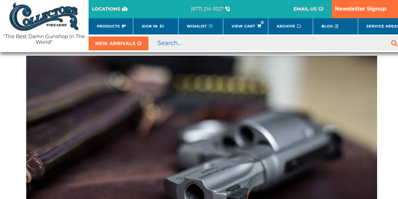 Gun Store Cypress TX website screenshot