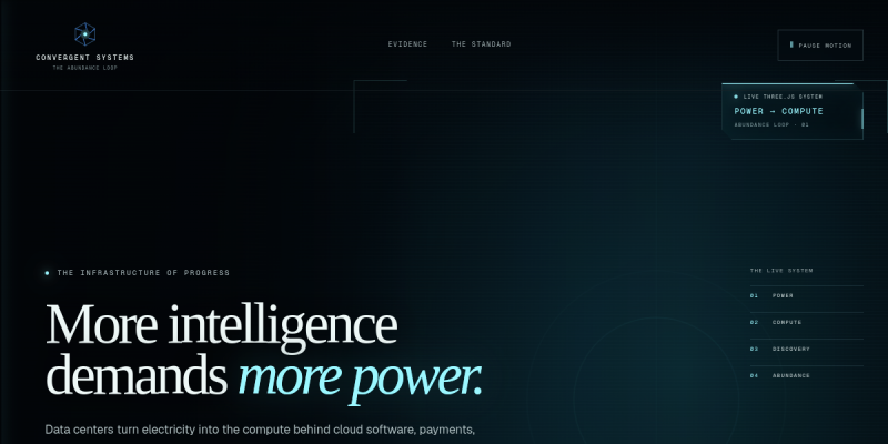 The Abundance Loop website preview
