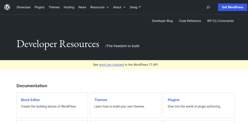 developer.wordpress.org