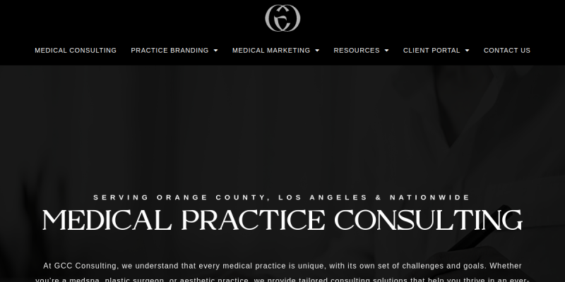 Medical Consulting Los Angeles website screenshot