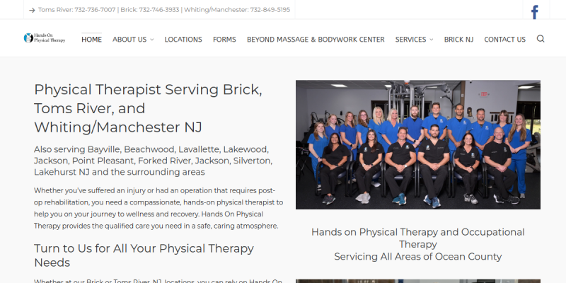 Hospital For Special Surgery Rehabilitation Toms River Nj website screenshot