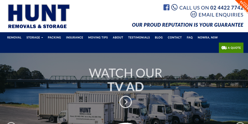 Furniture Storage Units Kiama NSW website screenshot