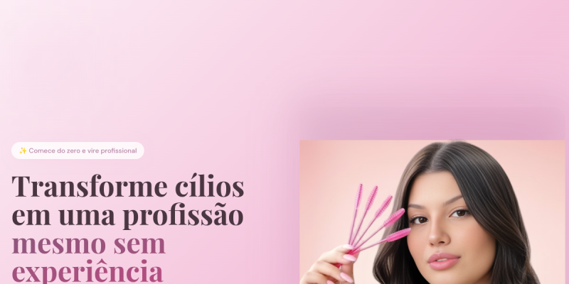 Preview do site Lash by Martins