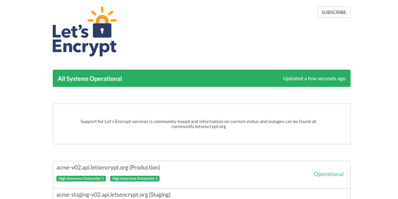 letsencrypt.status.io