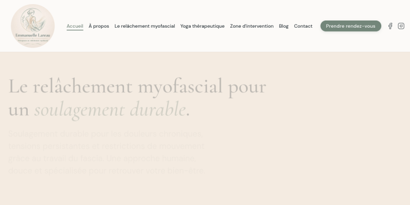 Couverture du projet Myofascial Montérégie — Thérapie myofasciale et soins de bien-être en Montérégie