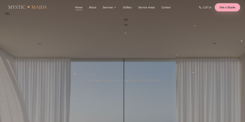 Premium Residential & Airbnb Cleaning Website