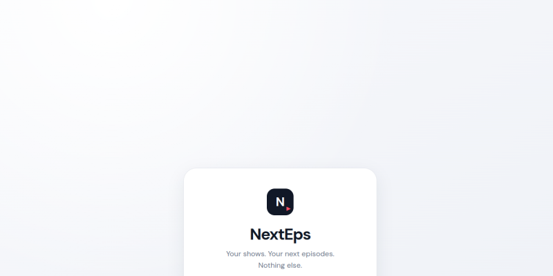 NextEps screenshot