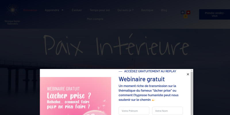 Couverture du projet Paix Intérieure — E-commerce de produits de bien-être