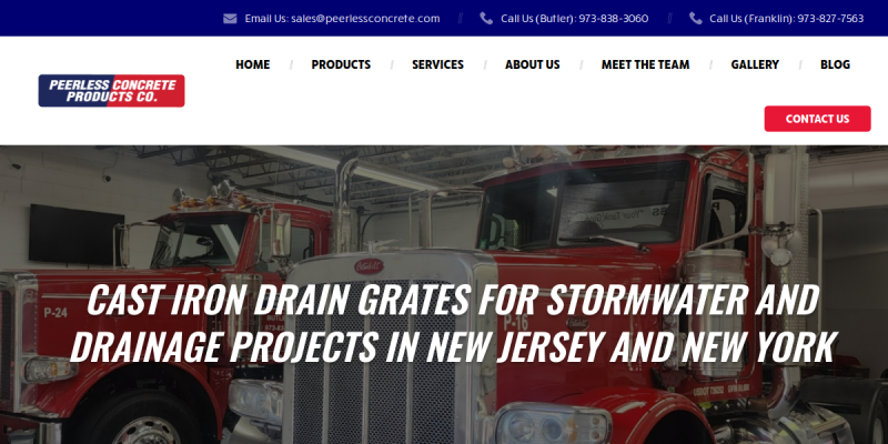 Imported Cast Iron New Jersey website screenshot